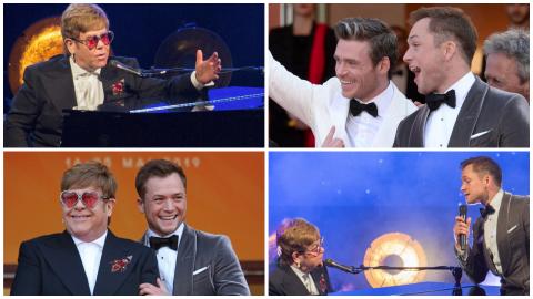 Standing ovation, rires, larmes et Rocketman chanté en duo : Elton John et Taron Egerton ont fait le show à Cannes