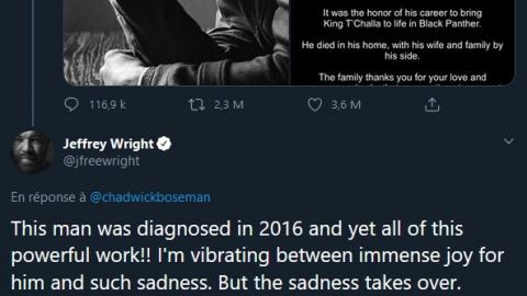 Mort de Chadwick Boseman : L'hommage de Jeffrey Wright