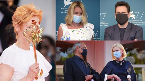 Stars masquées à la Mostra de Venise 2020 : qui est qui sur le tapis rouge ?