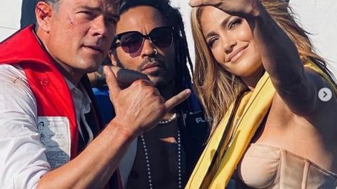 Shotgun Wedding : premières images avec Jennifer Lopez, Josh Duhamel et Lenny Kravitz