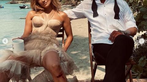 Shotgun Wedding : premières images avec Jennifer Lopez, Josh Duhamel et Lenny Kravitz