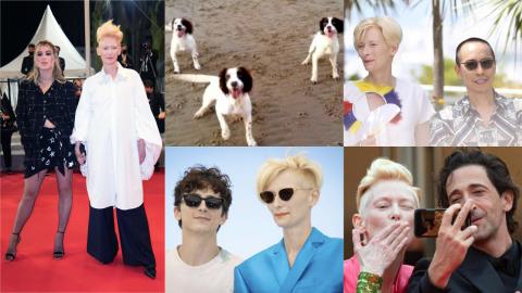 Tilda Swinton finit Cannes en beauté en recevant la Palm Dog