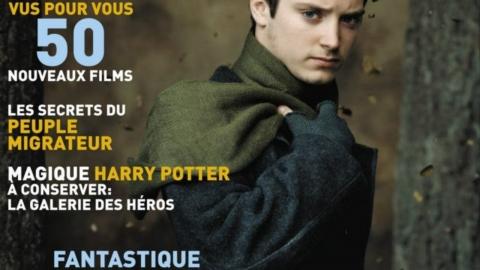 Elijah Wood en couverture de Première pour Le Seigneur des Anneaux (n°297 - décembre 2001)