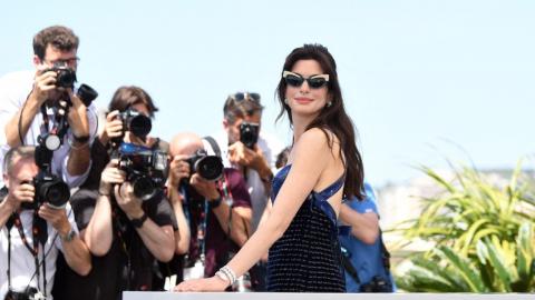 Cannes 2022, Jour 4 : Anne Hathaway lors du photocall d'Armageddon Time