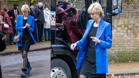 Le tournage de l'ultime saison de The Crown a débuté à Winchester, en Angleterre (ici le 5 septembre 2022)