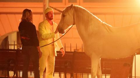 Ryan Gosling sur le tournage de L'Homme qui tombe à pic en Australie