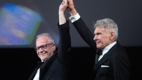 Harrison Ford, star du jour à Cannes pour soutenir Indiana Jones 5 [photos]