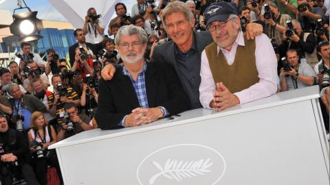 Il y a 15 ans, Harrison Ford était déjà la star de Cannes [photos]