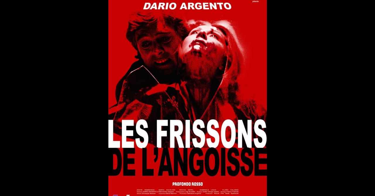 affiche Les frissons de l'angoisse