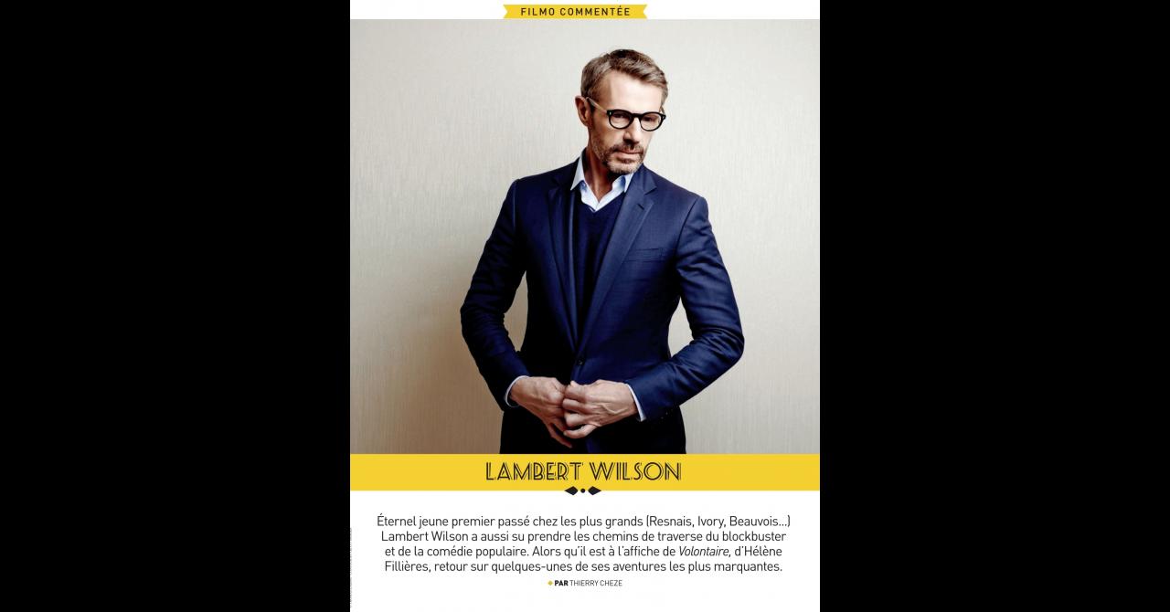 Première n°486 : Lambert Wilson commente sa filmo