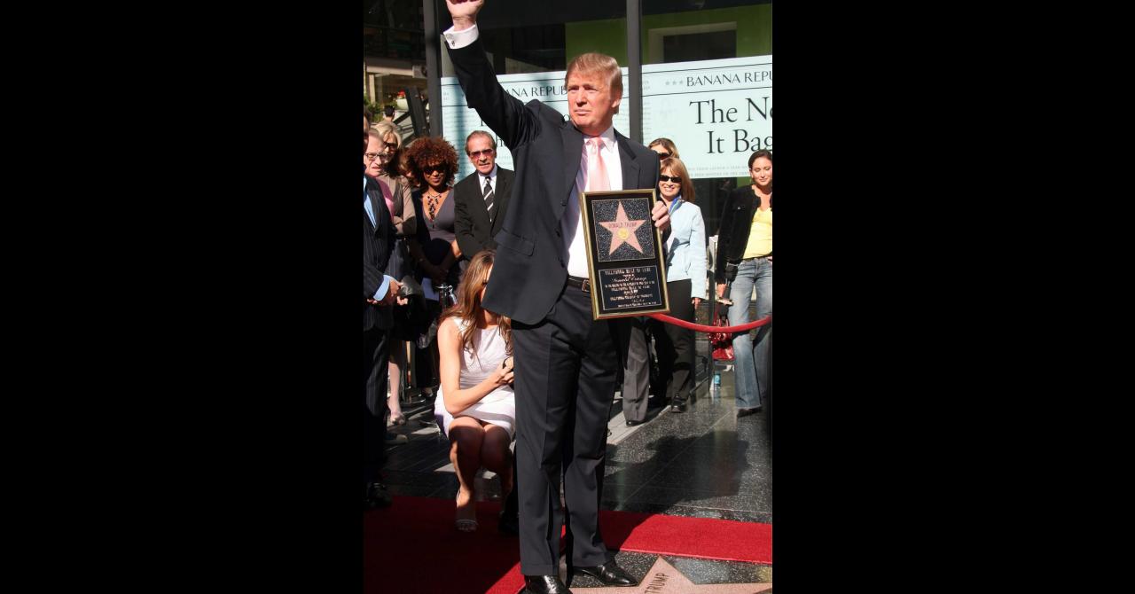 L'étoile de Donald Trump sur le Hollywood Boulevard