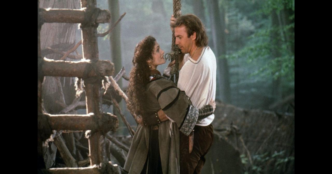 Mary Elizabeth Mastrantonio dans "Robin des Bois - Prince des Voleurs", en 1991