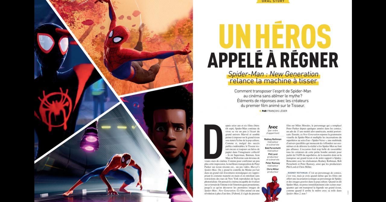 Première n°491 : L'Oral story de Spider-Man : New Generation