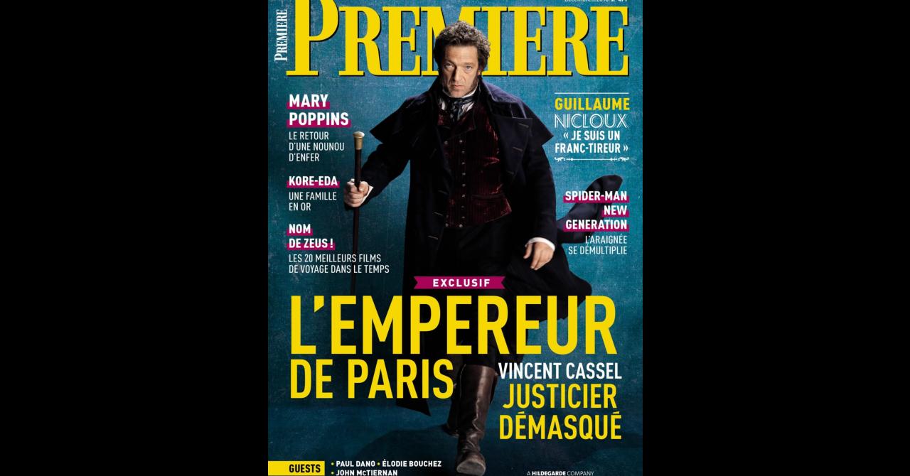 Première n°491 : Vincent Cassel est en couverture