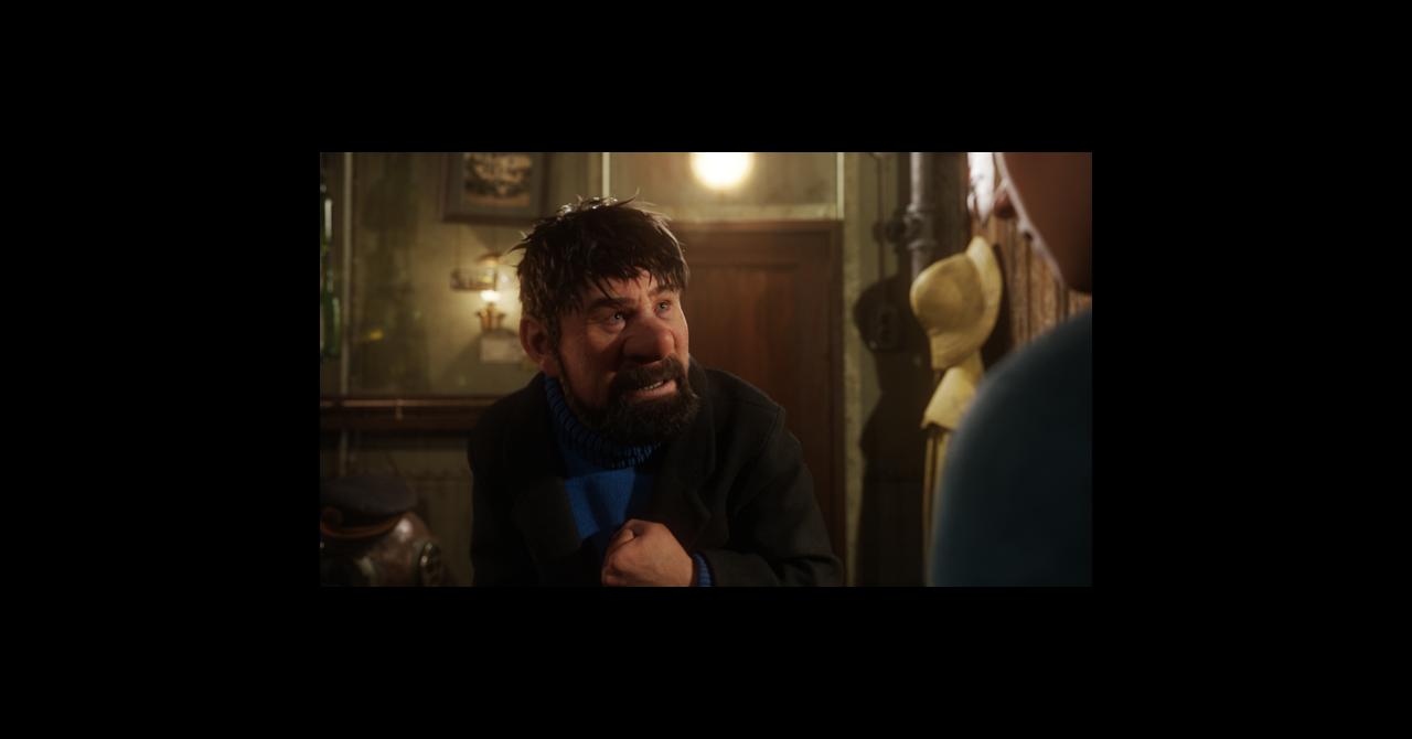 Andy Serkis joue le Capitaine Haddock dans Les Aventures de Tintin : Le Secret de la Licorne (2011)