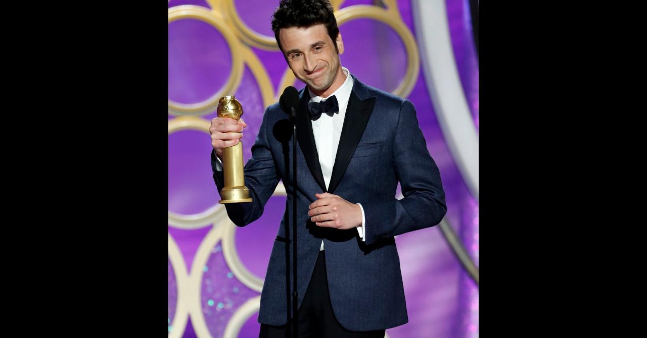 Les plus belles photos des Golden Globes 2019 : Justin Hurwitz (meilleure bande originale pour First Man)