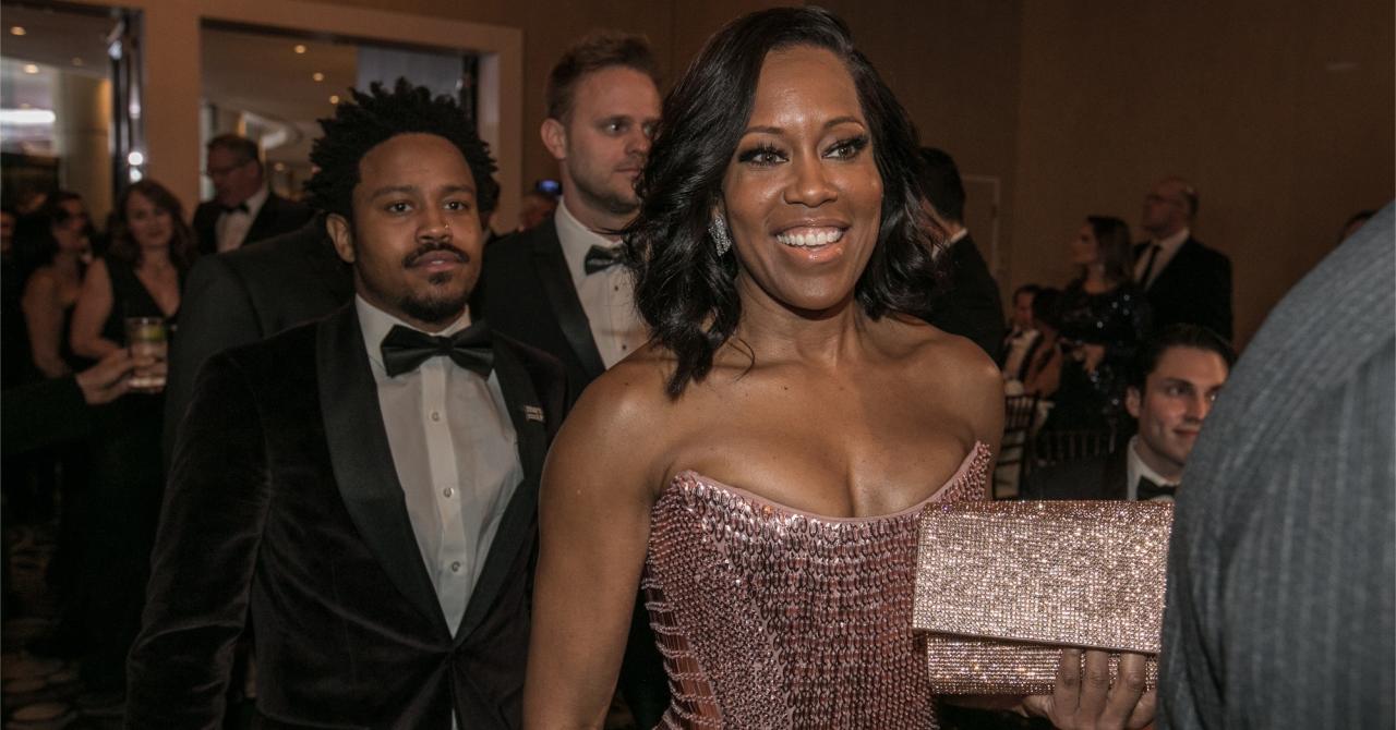 Les plus belles photos des Golden Globes 2019 : Regina King (meilleure actrice dans un second rôle pour Si Beale Street pouvait parler)