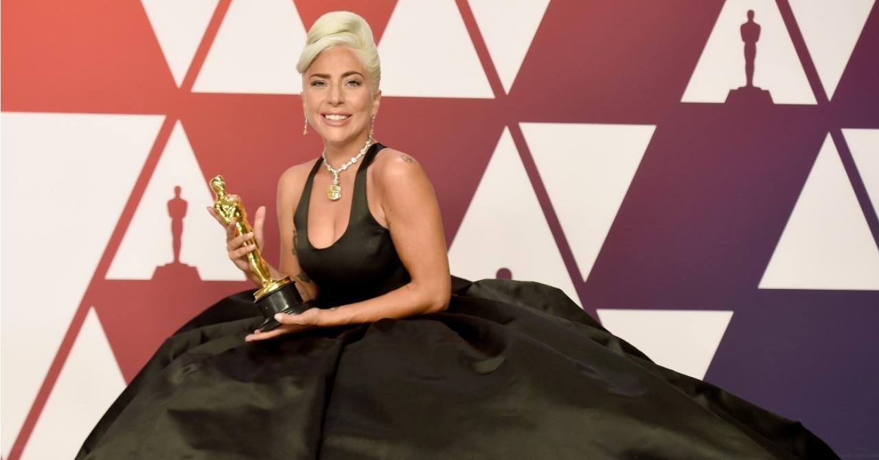 Oscars 2019 : Lady Gaga a reçu l'Oscar de la meilleure chanson originale pour "Shallow" d'A Star is Born