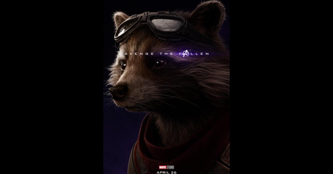 Avengers Endgame : Rocket (voix de Bradley Cooper)