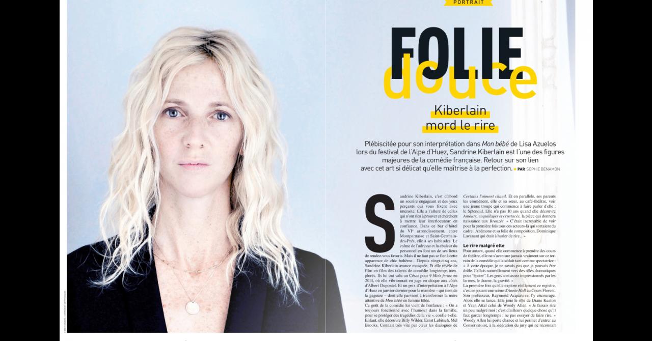 Première n°494 : Portrait de Sandrine Kiberlain