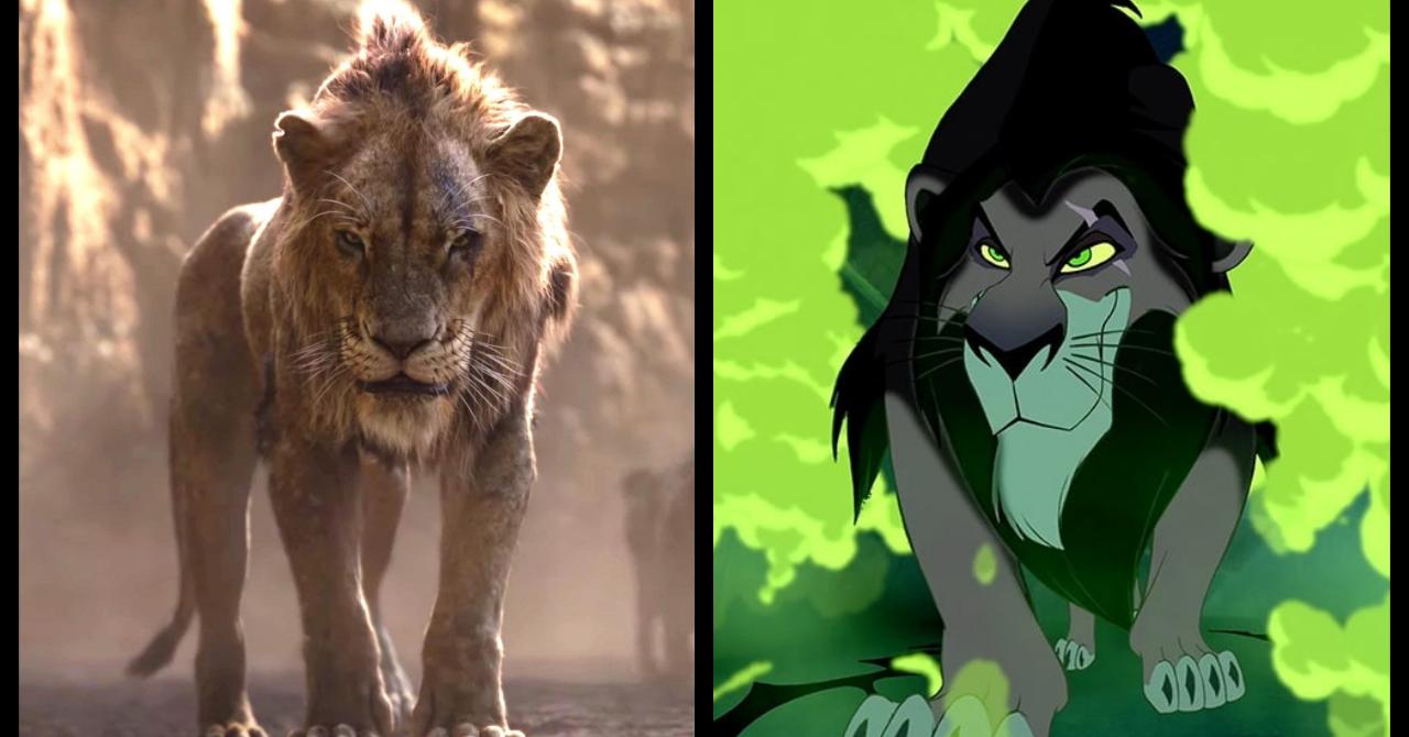 Le Roi Lion 1994 vs 2019 : Scar