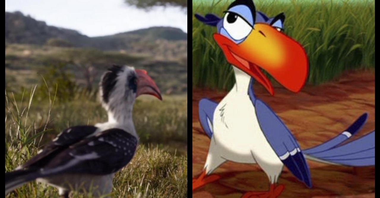 Le Roi Lion 1994 vs 2019 : Zazu