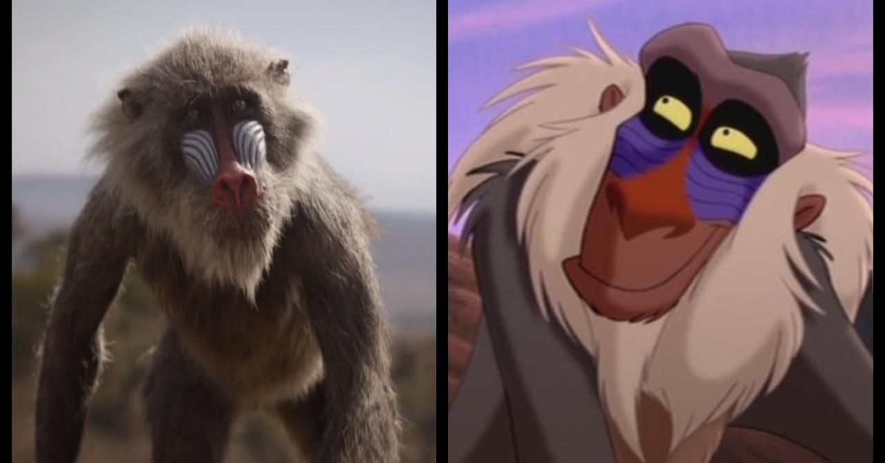 Le Roi Lion 1994 vs. 2019 : Rafiki