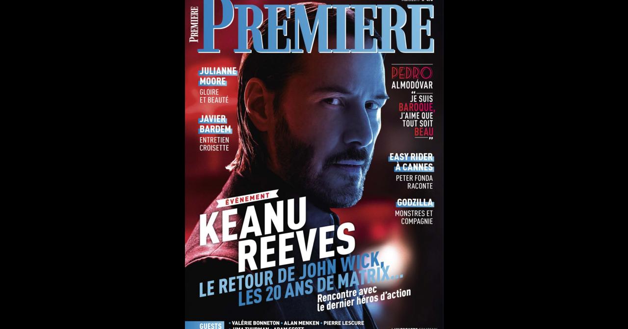 Première n°496 : Keanu Reeves est en couverture