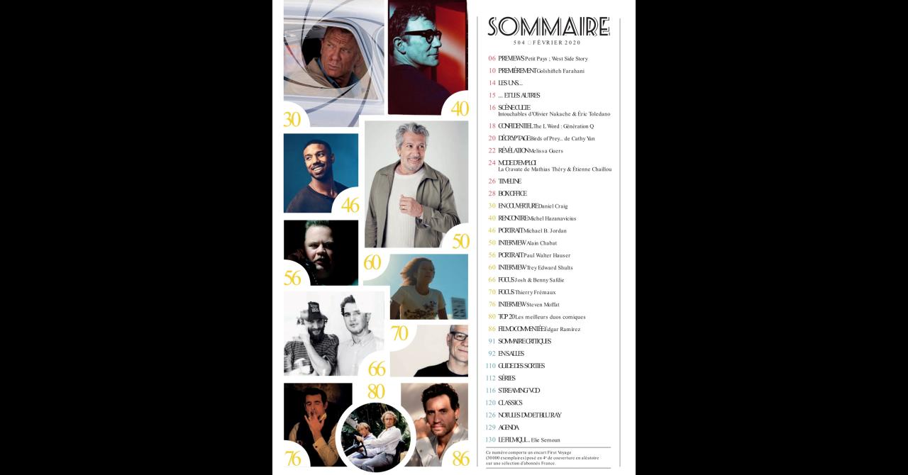 Première n°504 : Le sommaire illustré