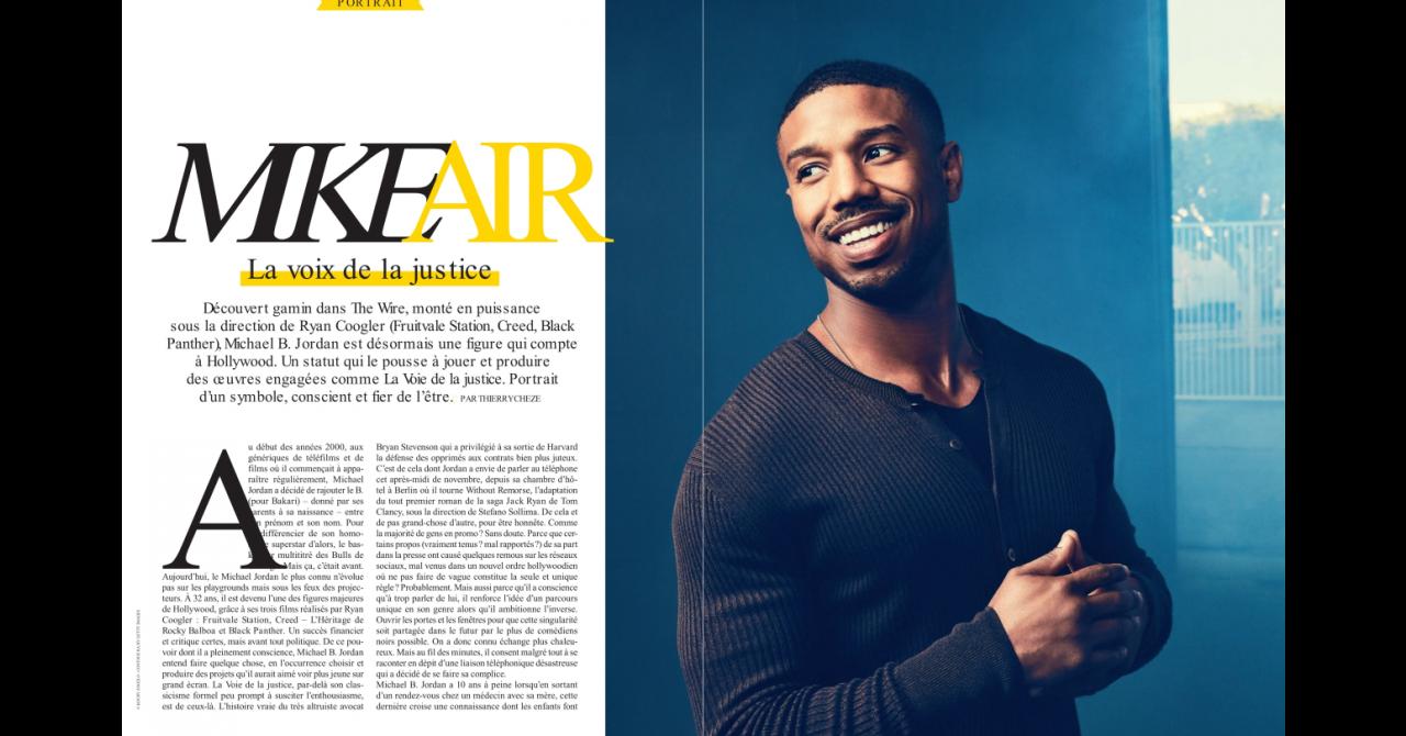 Première n°504 : Portrait de Michael B. Jordan