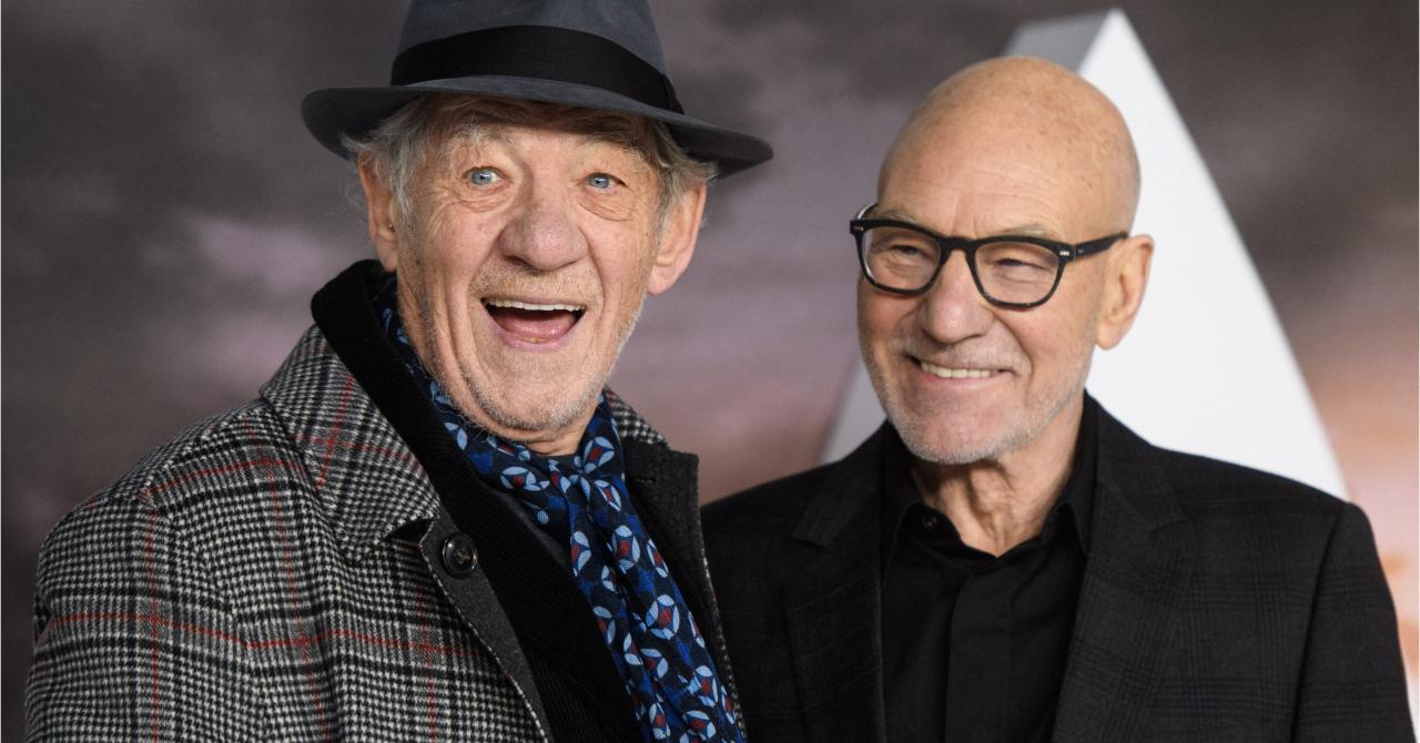 Ian McKellen et Patrick Stewart