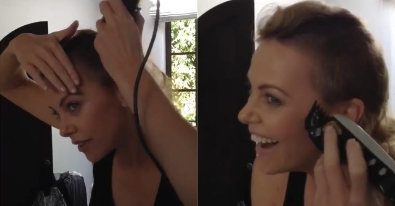 Vidéo : Quand Charlize Theron a dû se raser la tête pour Mad Max : Fury Road