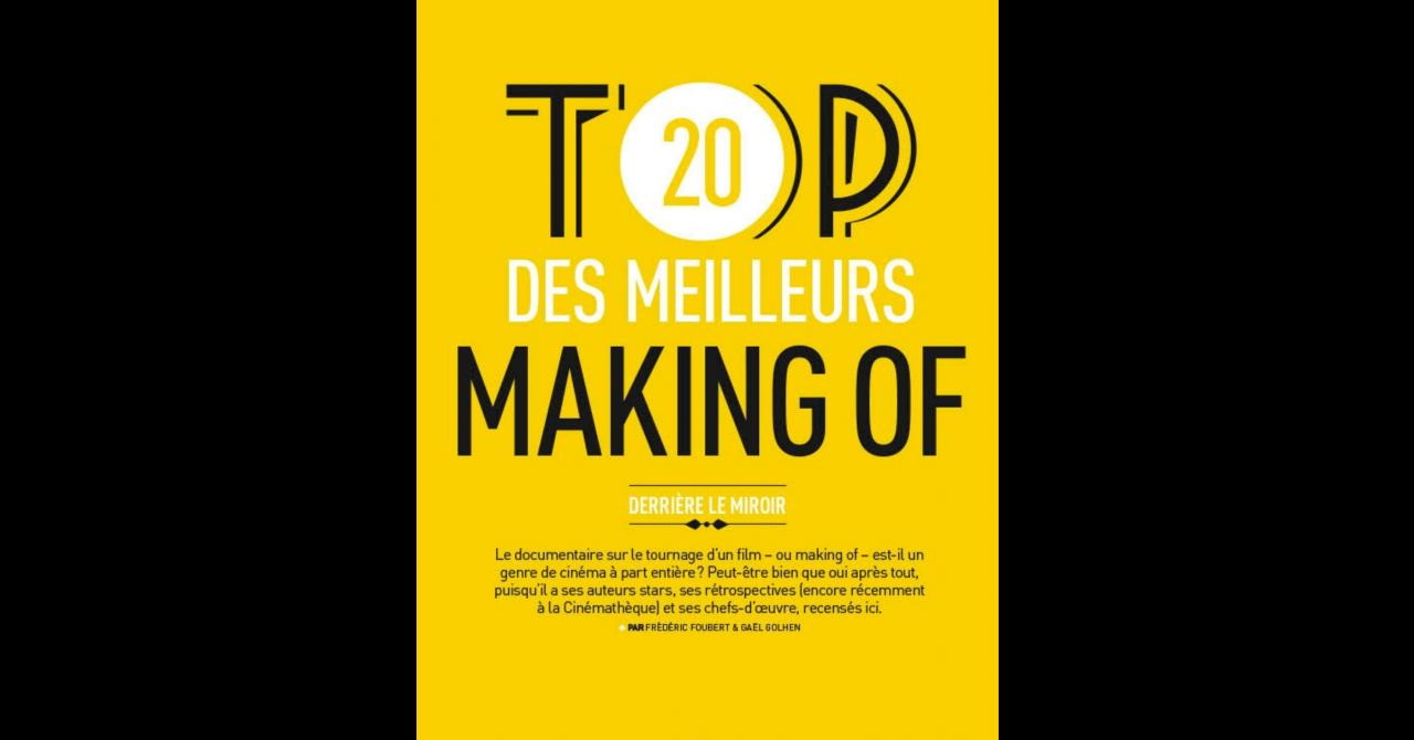 Première n°510 : Le Top 20 des meilleurs making of