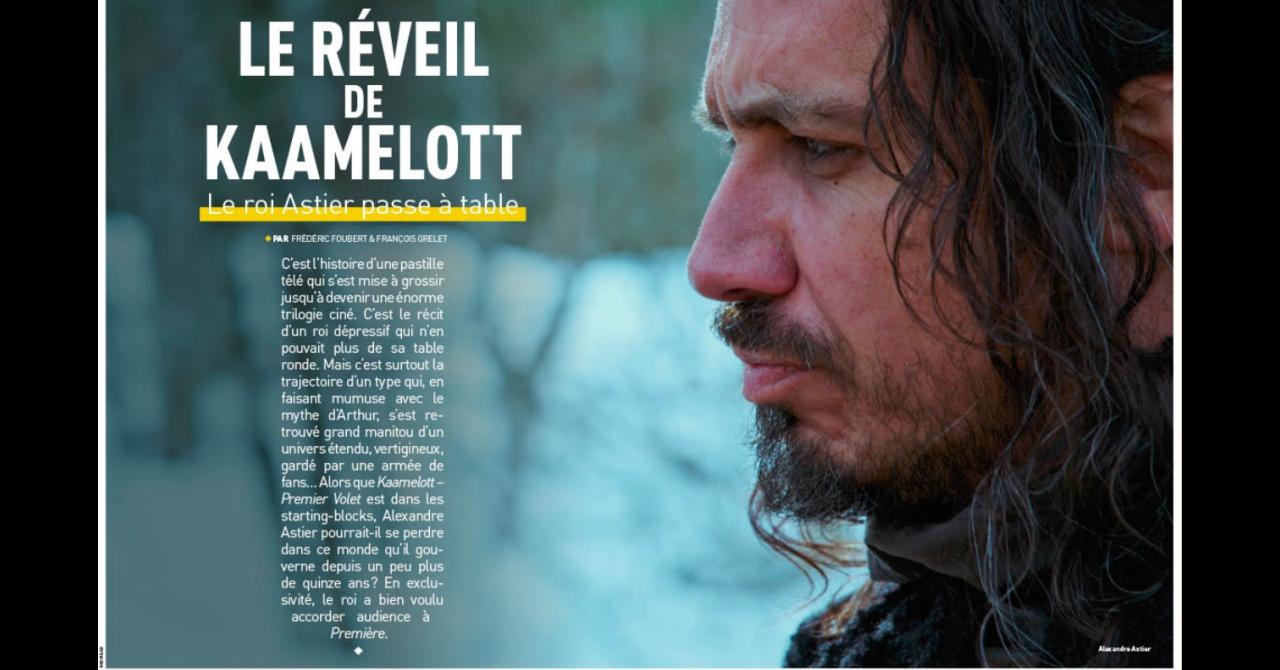 Première n° 510 : Kamelott - Premier volet, d'Alexandre Astier, est en couverture