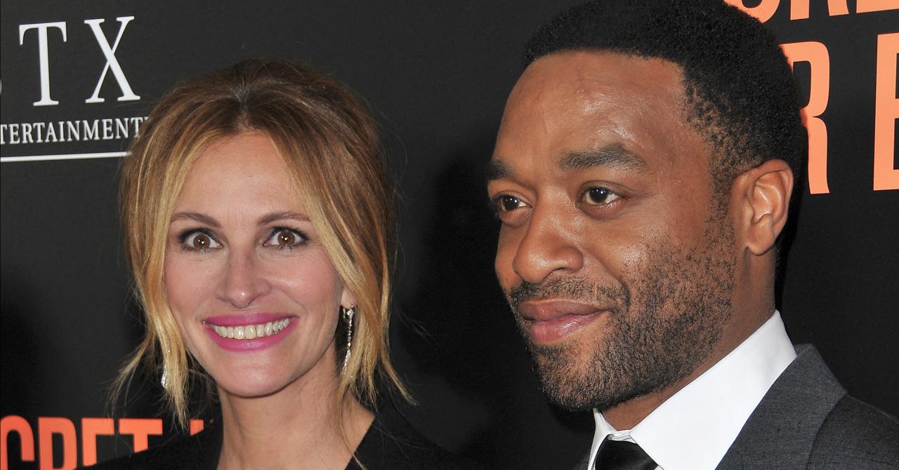 Julia Roberts et Chiwetel Ejiofor à l'avant-première du film de Billy Ray, Secret in Their Eyes