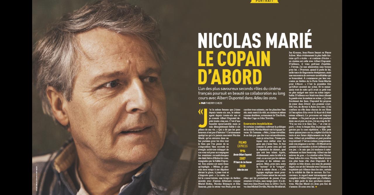 Première n°511 : Portrait de Nicolas Marié