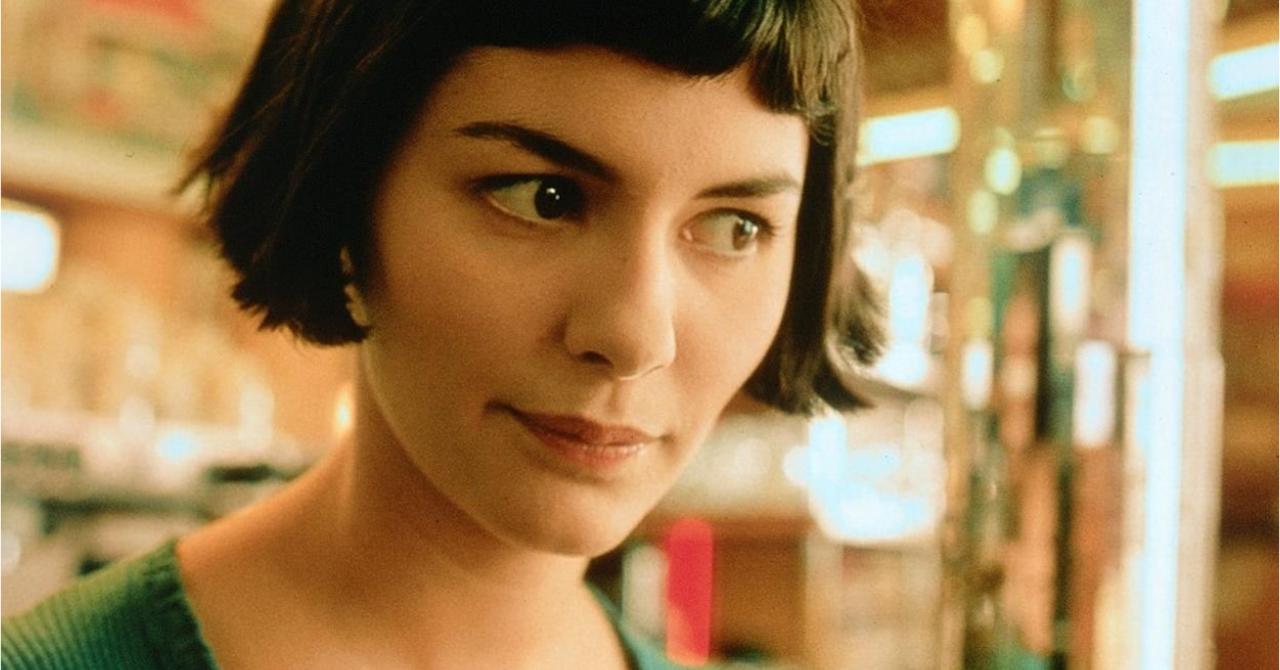 Audrey Tautou dans Le fabuleux destin d'Amélie Poulain de Jean-Pierre Jeunet sorti en 2001