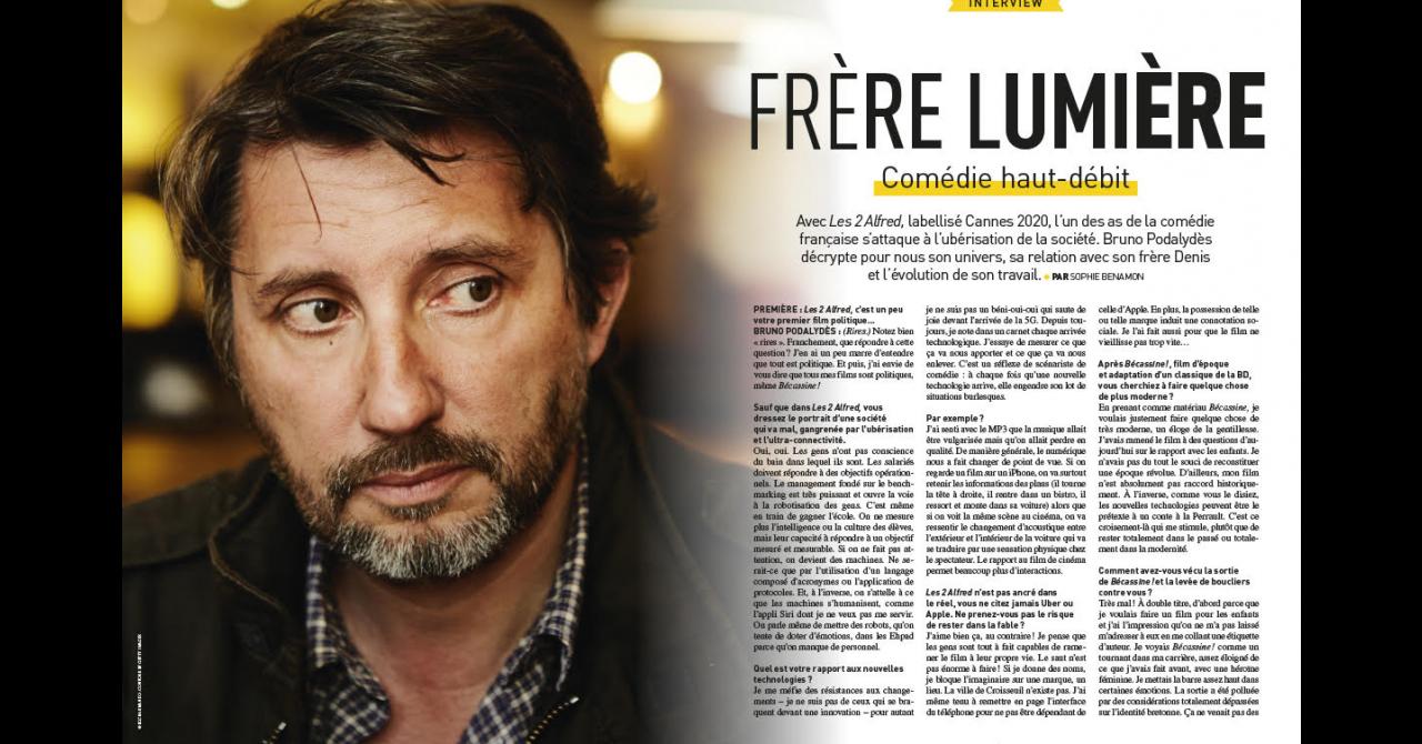 Première n°513 : Interview de Bruno Podalydès