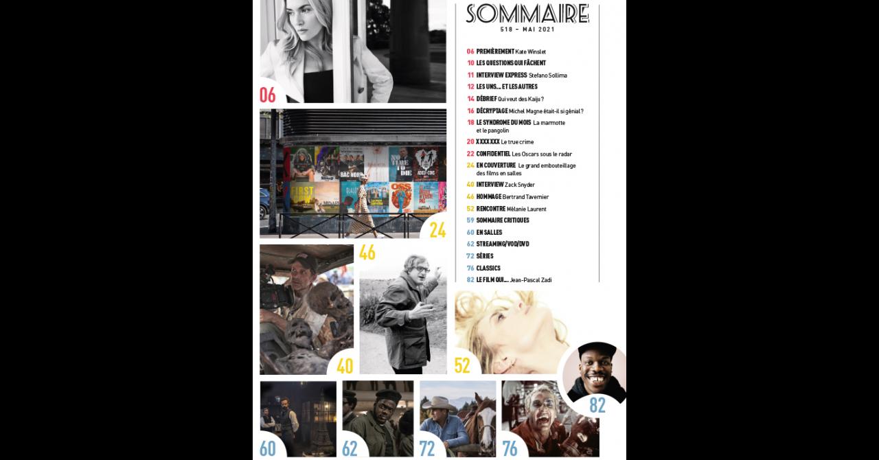 Première n°518 : Voici son sommaire illustré