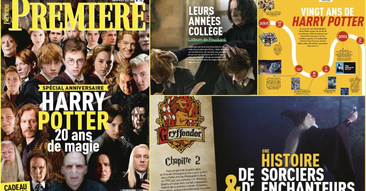 Sommaire du hors-série Première n°15 : spécial 20 ans de Harry Potter