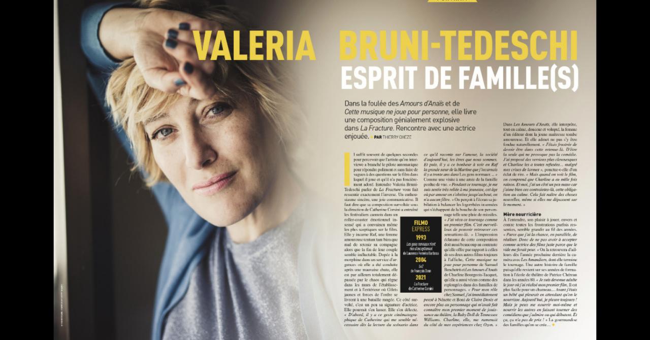 Première n°523 : Portrait de Valeria Bruni-Tedeschi