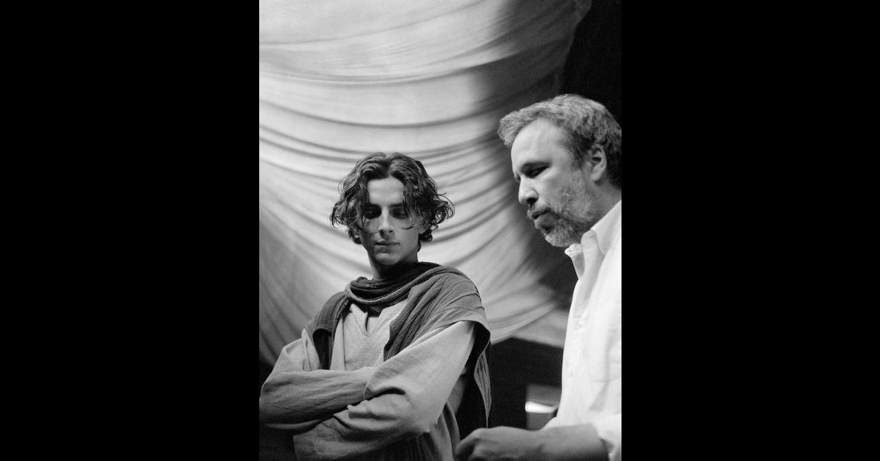 Timothée Chalamet et Denis Villeneuve / Dune