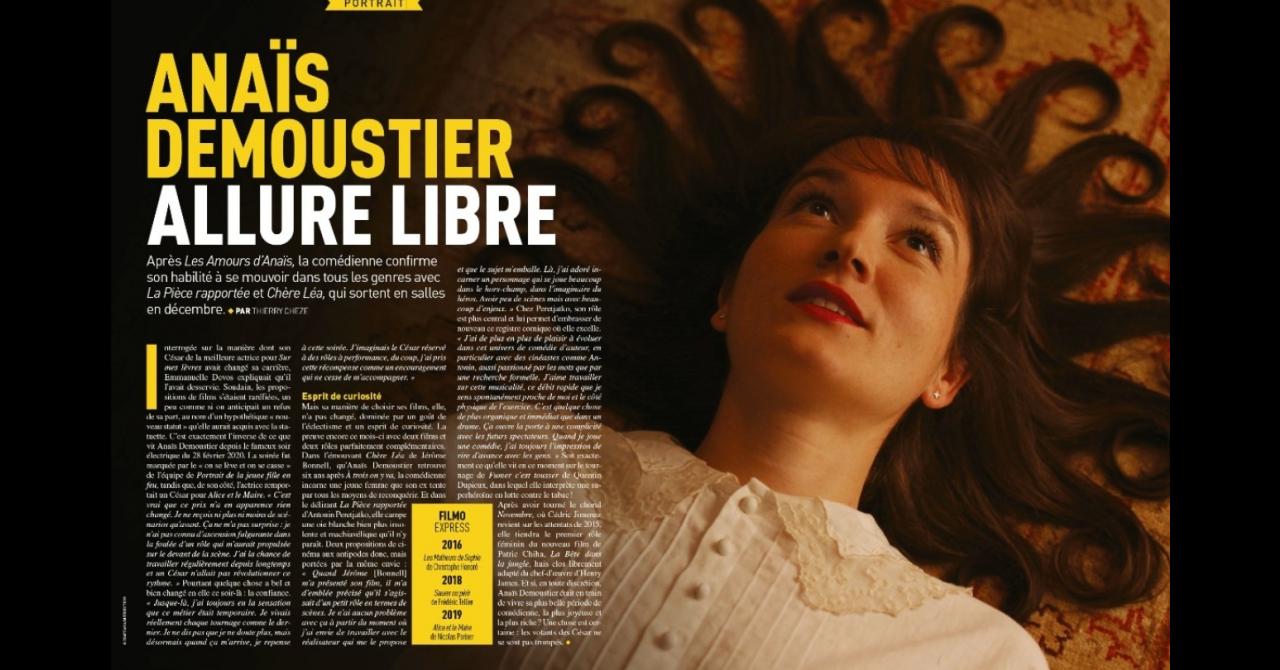 Première n°524 : Portrait d'Anaïs Demoustier