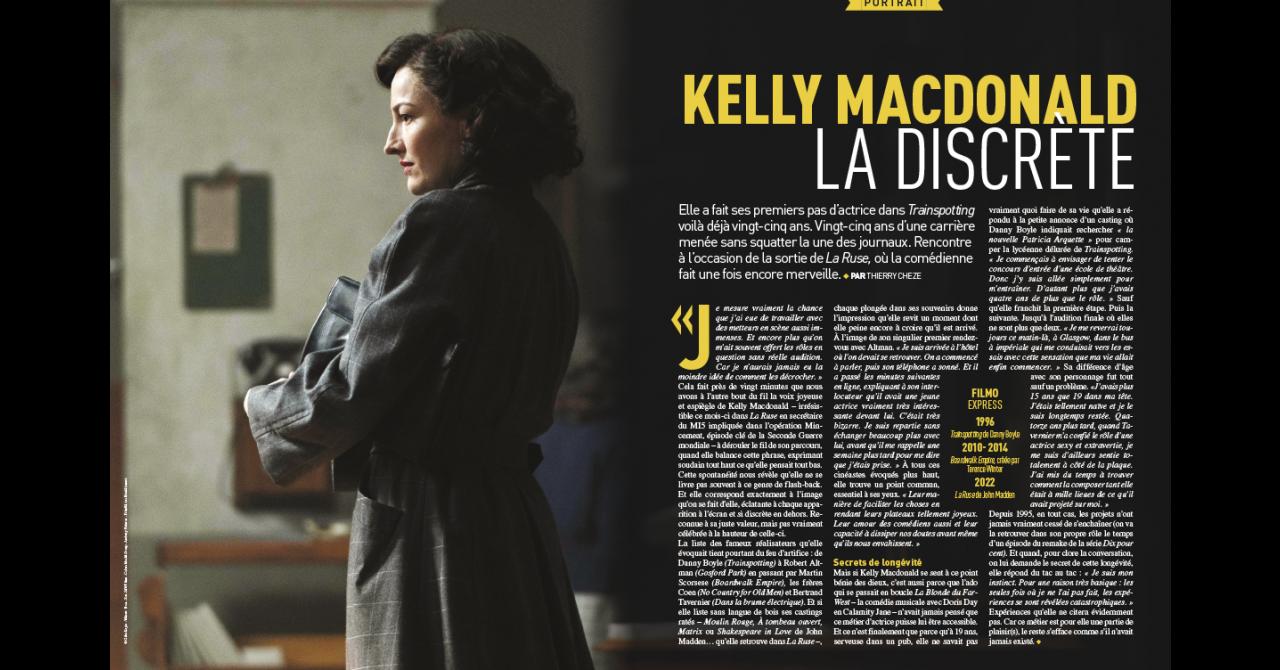 Première n°529 : Portrait de Kelly MacDonald