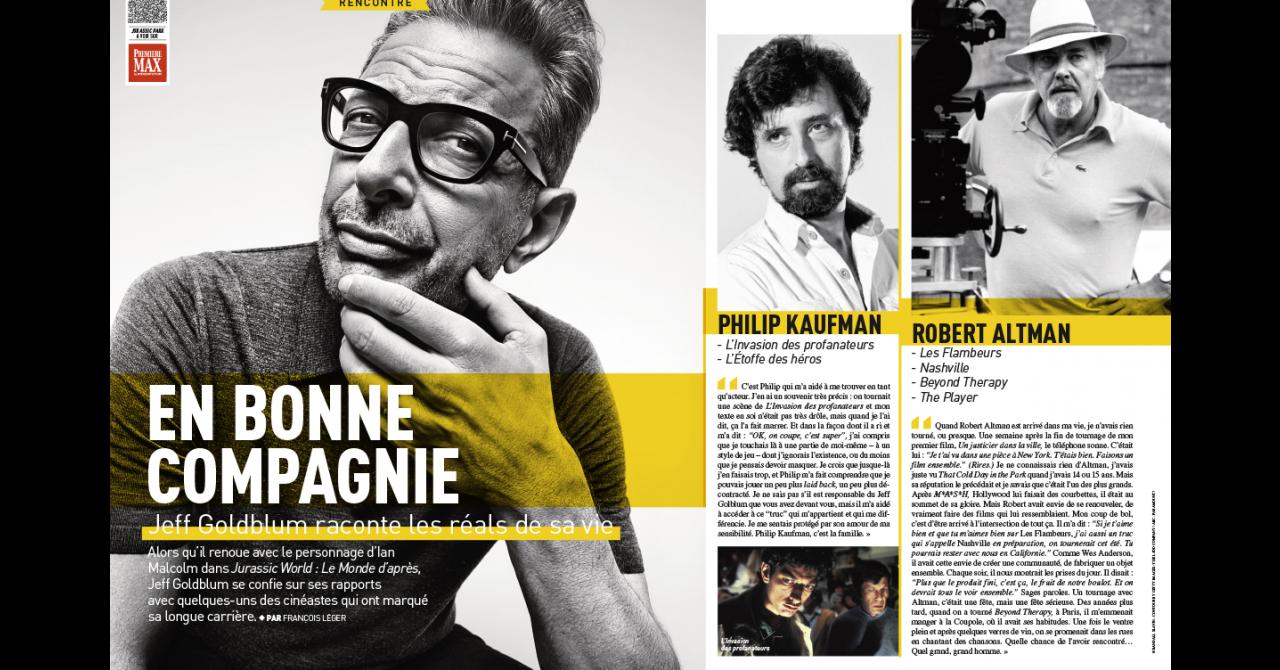 Première n°530 : Rencontre avec Jeff Goldblum