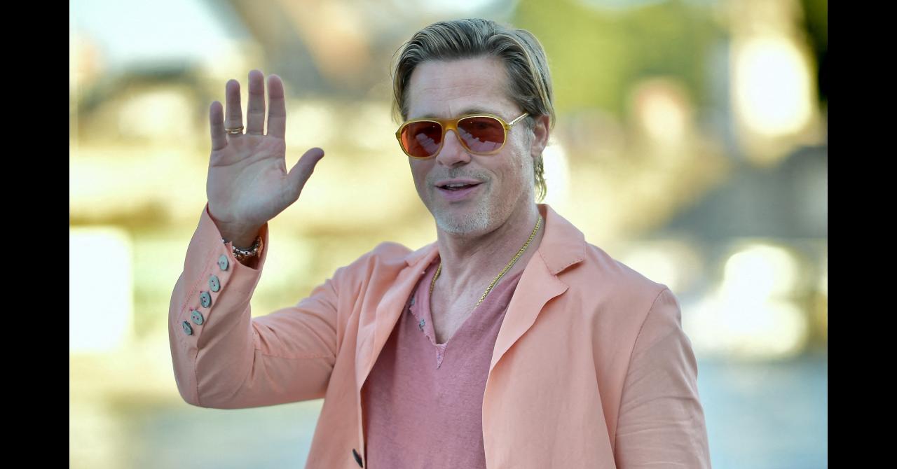 Brad Pitt a fait grimper la température à Paris pour la promo de Bullet Train 