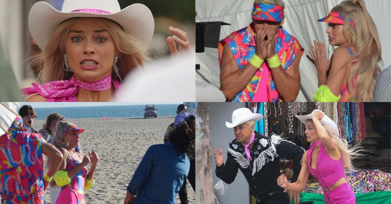 Best-of des photos de tournage incroyables de Barbie avec Margot Robbie et Ryan Gosling