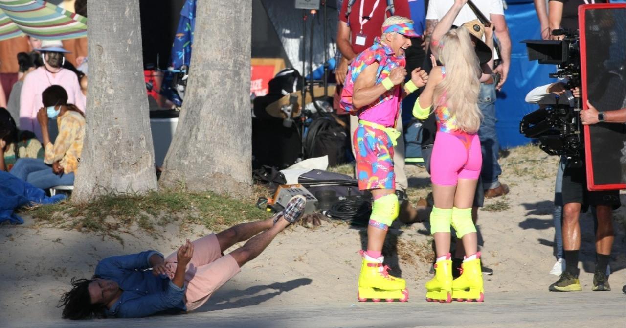 Best-of des photos de tournage incroyables de Barbie avec Margot Robbie et Ryan Gosling