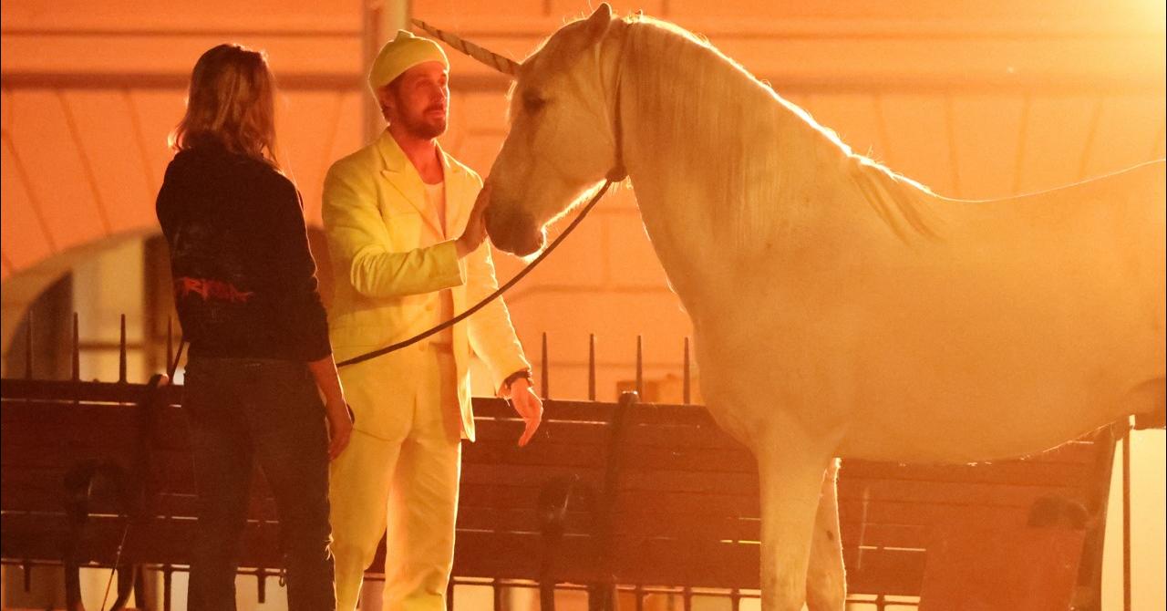 Ryan Gosling sur le tournage de L'Homme qui tombe à pic en Australie