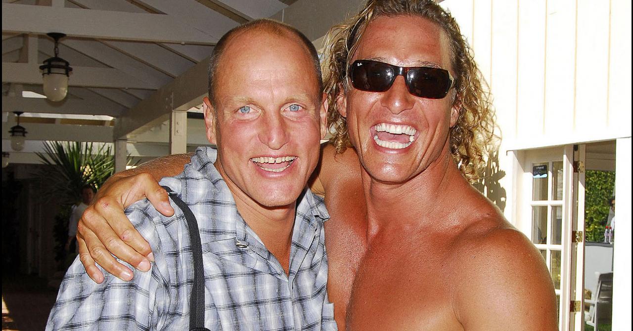 Woody Harrelson et Matthew McConaughey sur le tournage de Surfer, Dude